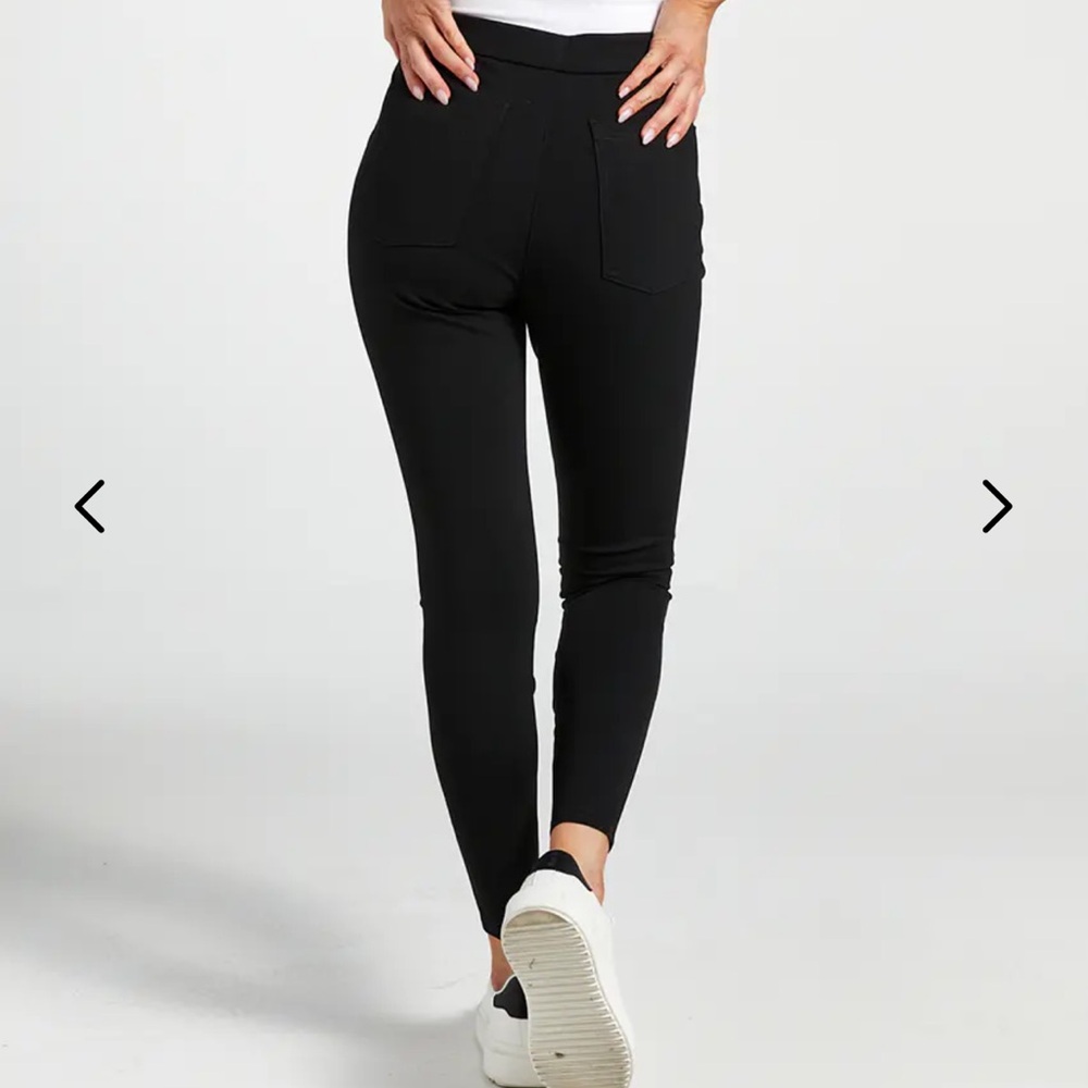 BYLT Basics Black Everyday Pants - Picture 3 of 5